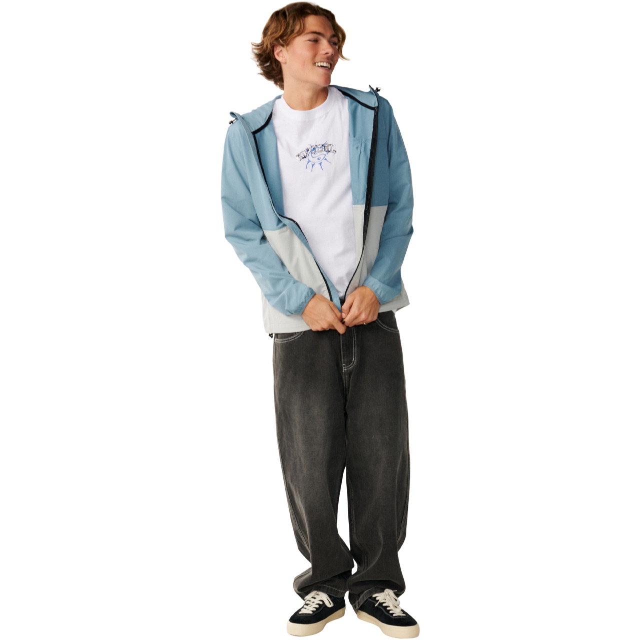 2026 Rip Curl Mens Elite Anti-Series Zip Thru CJKAX9 - Citadel Blue